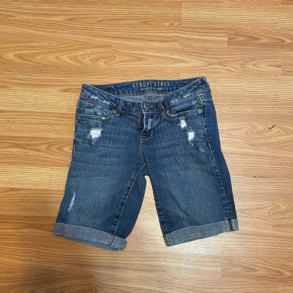 Aeropostale JEAN BERMUDA SHORTS